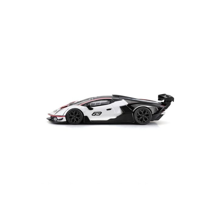 Bburago - RACE, Lamborghini Essenza SCV12, bílá perleť-černá, 1:32