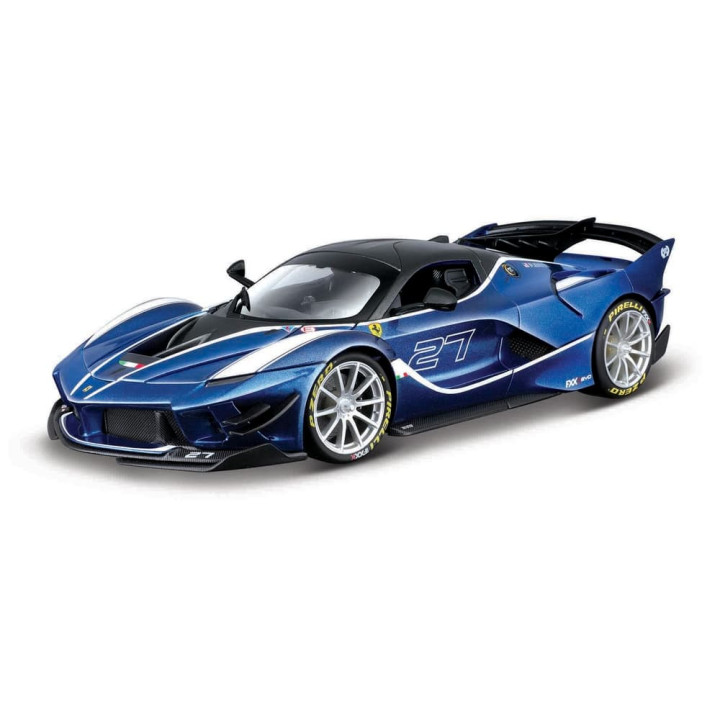 Bburago - RACE+PLAY,Ferrari FXX-K EVO, modrá, 1:18