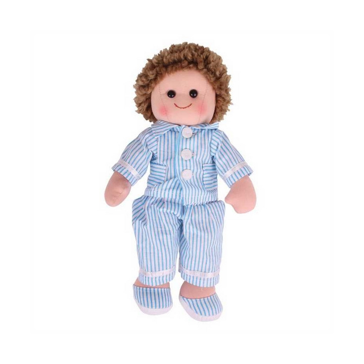 Bigjigs Toys Látková panenka Arthur 34 cm