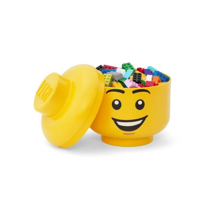 LEGO úložná hlava (velikost S) - šťastný chlapec