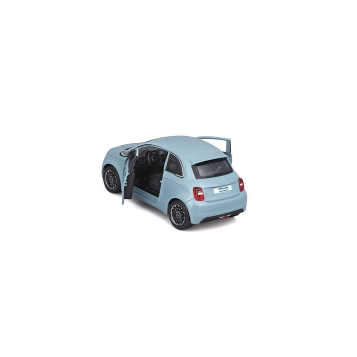 Bburago - Auta HOBBY, Fiat 500e (2023), modrá, 1:24