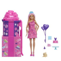 Barbie Party reveal - Barbie se skluzavkou herní set