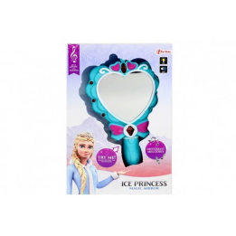 Zrcátko Ledová princezna plast na baterie se světlem se zvukem