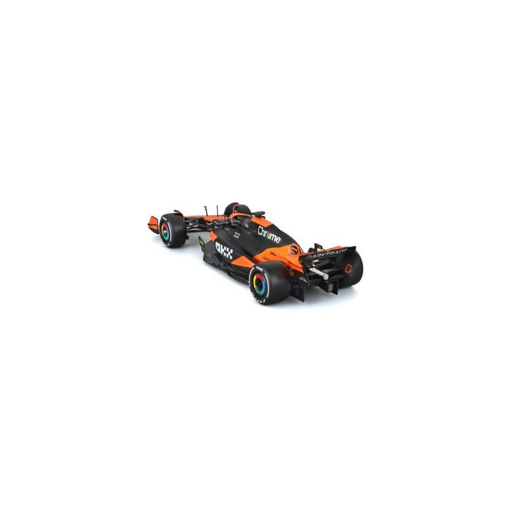 Bburago - RACE Formule F1 v dekorativním boxu, McLaren Team MCL38 (2024), 81  Oscar Piastr, 1:24