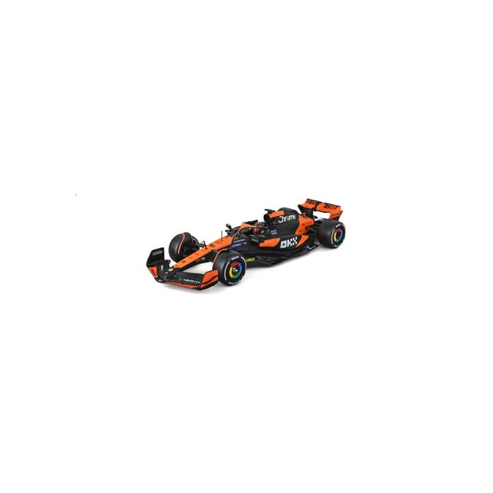 Bburago - RACE Formule F1 v dekorativním boxu, McLaren Team MCL38 (2024), 81  Oscar Piastr, 1:24