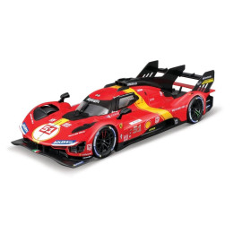 Bburago - RACING MODEL KIT, Ferrari 499P - 24h Le Mans, červená, 1:24