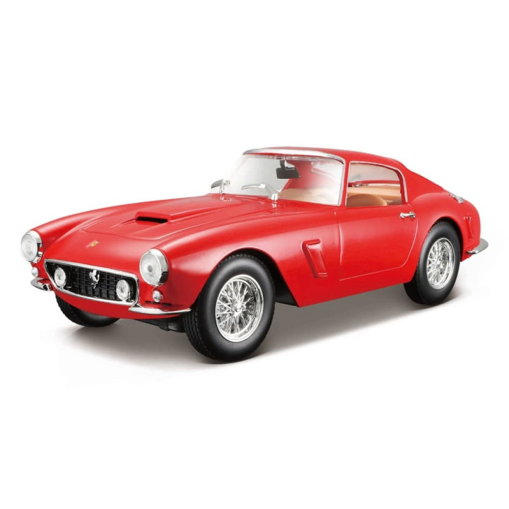 Bburago - RACE+PLAY, Ferrari 250 GT Berlinetta Passo Corto, červená, 1:24