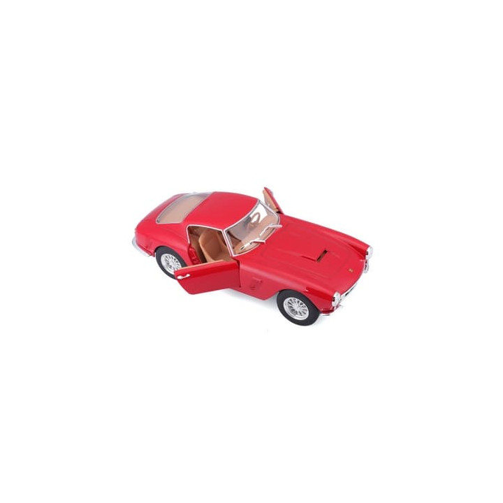 Bburago - RACE+PLAY, Ferrari 250 GT Berlinetta Passo Corto, červená, 1:24