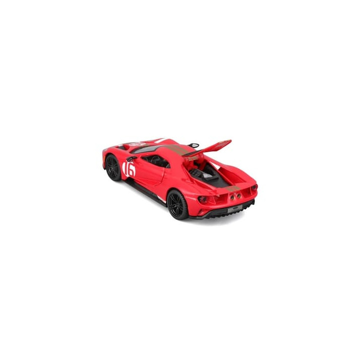 Bburago - RACE, 2022 Ford GT Heritage Edition, červená, 1:32