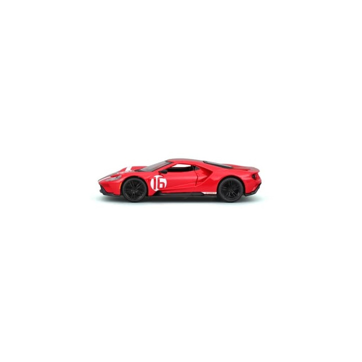 Bburago - RACE, 2022 Ford GT Heritage Edition, červená, 1:32