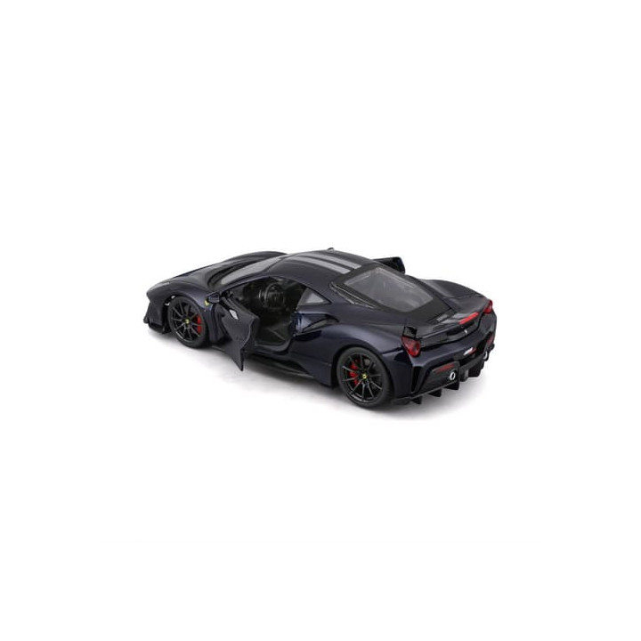 Bburago - RACE+PLAY, Ferrari 488 Pista, tmavě modrá, 1:24