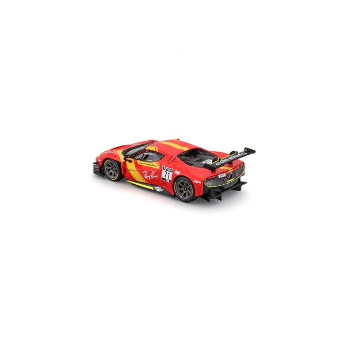 Bburago - RACING, Ferrari 296 GT3 2023 v dekorativním boxu, 1:43