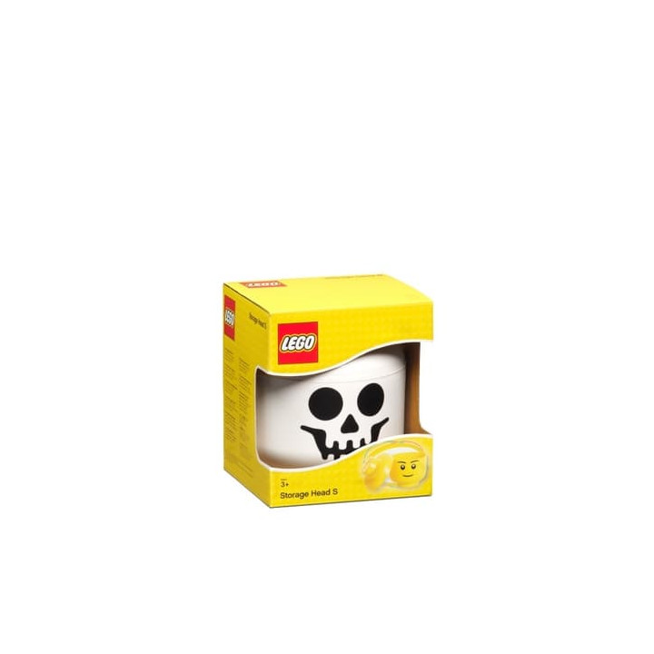 LEGO úložná hlava (velikost S) - kostlivec