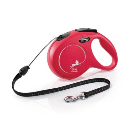 Flexi Vodítko Classic M lanko 8m červené