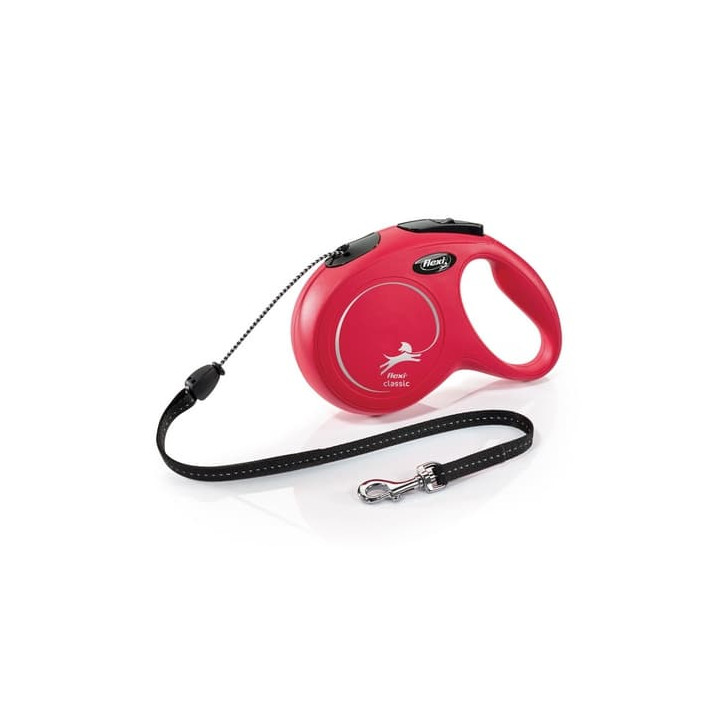 Flexi Vodítko Classic M lanko 8m červené