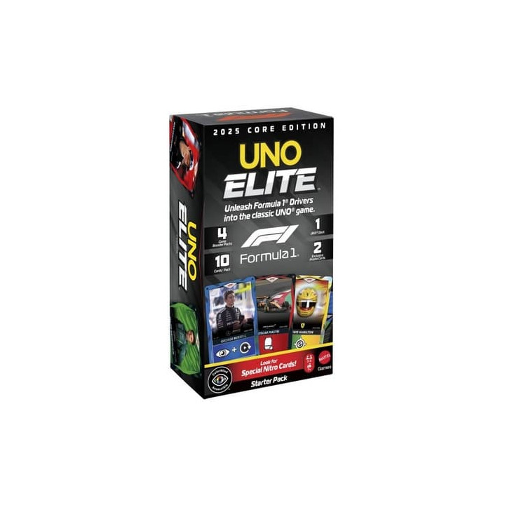 Karetní hra Uno Formula 1 Elite Racers