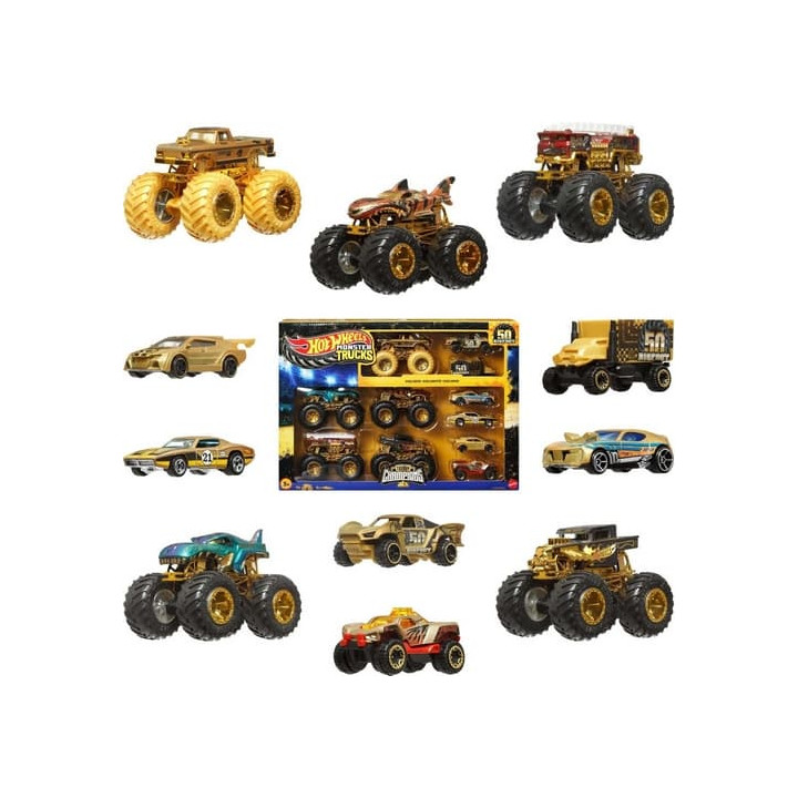 Set angličáků a trucků Hot Wheels 50. výročí