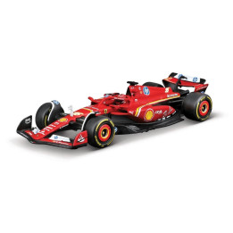 Bburago - RACE Formule F1 v dekorativním boxu, Ferrari SF-24 (2024),  16 Charles Leclerc, 1:43