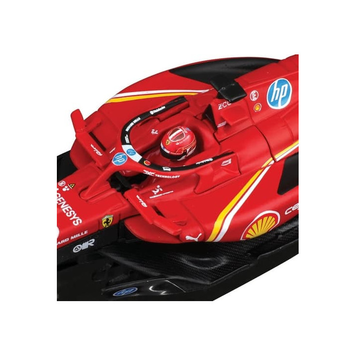 Bburago - RACE Formule F1 v dekorativním boxu, Ferrari SF-24 (2024),  16 Charles Leclerc, 1:43