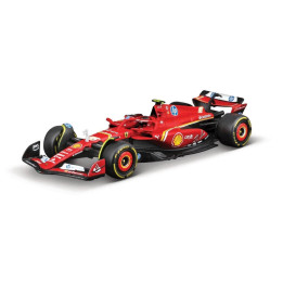 Bburago - RACE Formule F1 v dekorativním boxu, Ferrari SF-24 (2024),   55 Carlos Sainz, 1:43