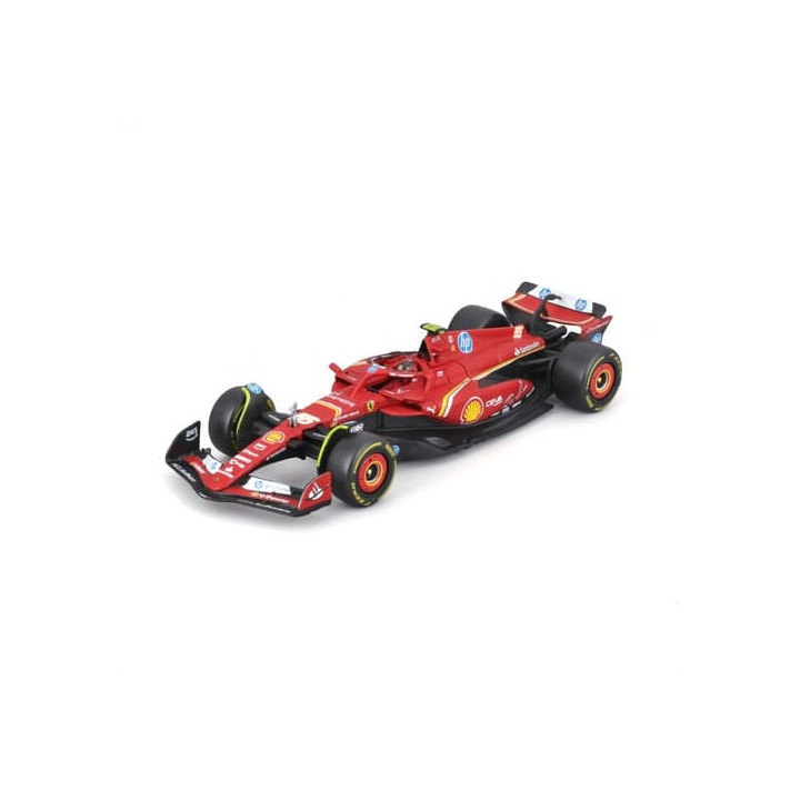 Bburago - RACE Formule F1 v dekorativním boxu, Ferrari SF-24 (2024),   55 Carlos Sainz, 1:43