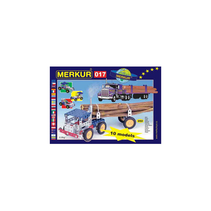 Merkur 017 Kamión, 202 dílů, 10 modelů