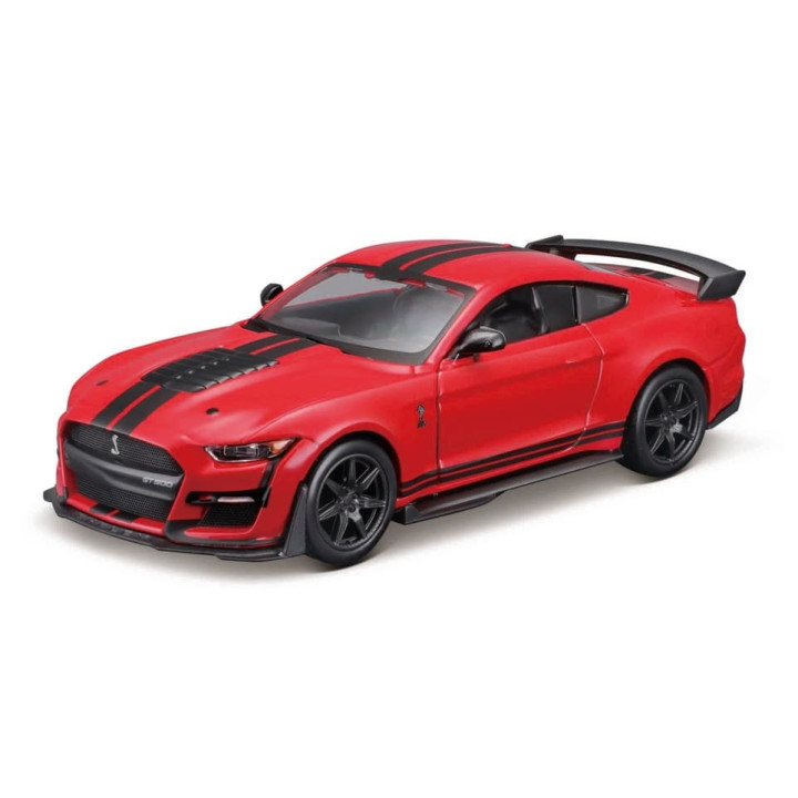 Bburago - Auta HOBBY, 2020 Mustang Shelby GT500, červená, 1:32
