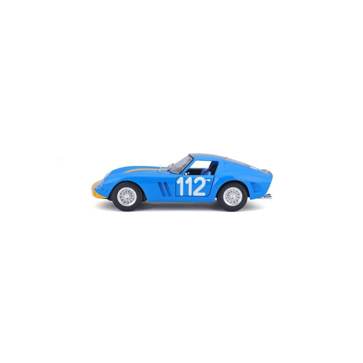 Bburago - RACING, Ferrari 250 GTO, modrá, 1:24