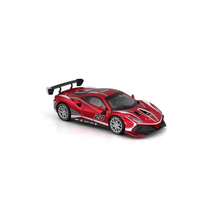 Bburago - RACING, Ferrari 488 CHALLENGE EVO 2020 v dekorativním boxu, 1:43
