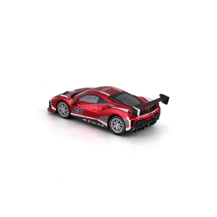 Bburago - RACING, Ferrari 488 CHALLENGE EVO 2020 v dekorativním boxu, 1:43
