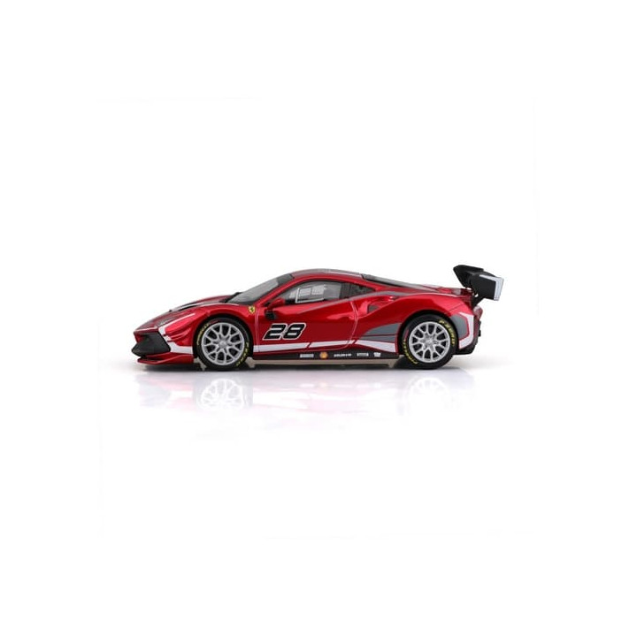 Bburago - RACING, Ferrari 488 CHALLENGE EVO 2020 v dekorativním boxu, 1:43