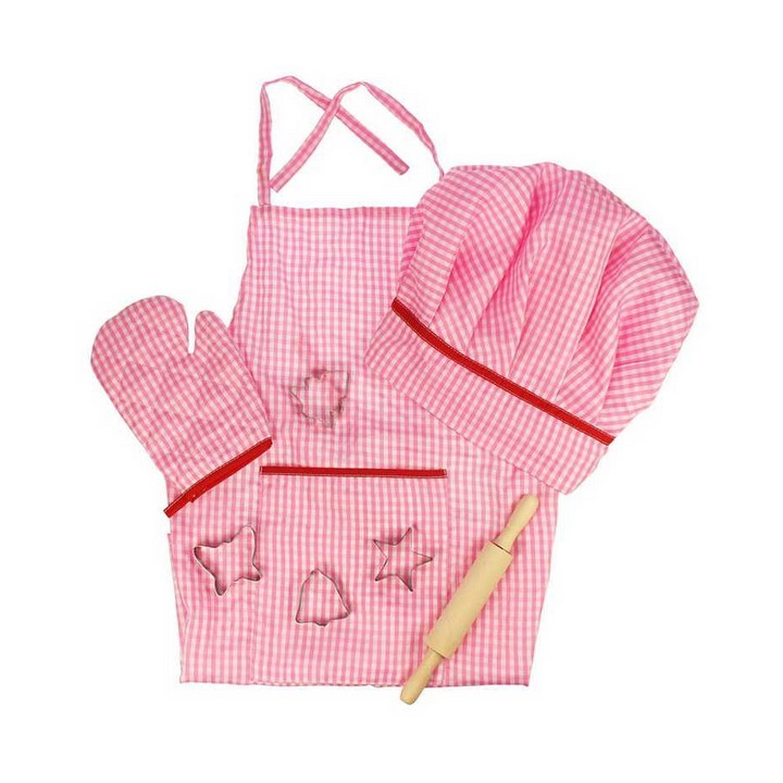 Bigjigs Toys Růžový set šéfkuchařky