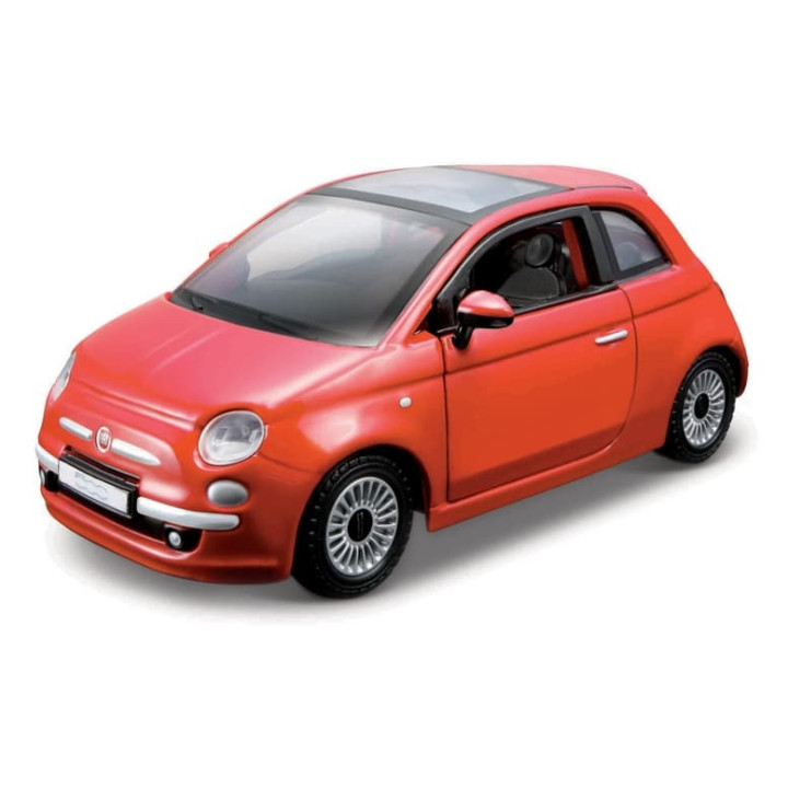 Bburago - Auta HOBBY, Fiat 500 (2007), bronz metalíza, 1:32