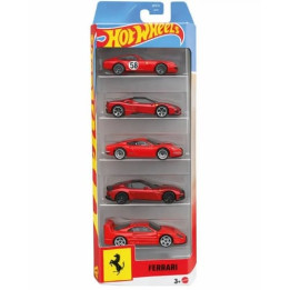 Sada Hot Wheels Ferrari 5 ks