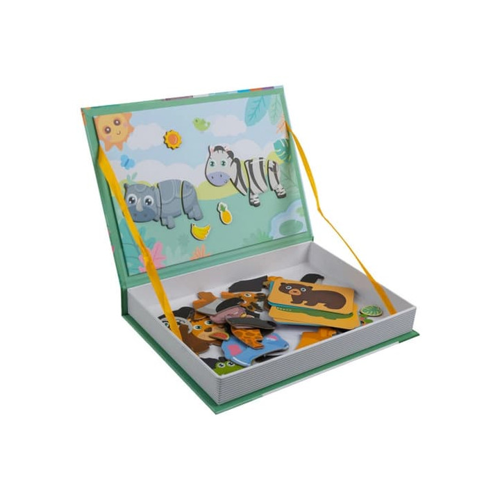 Montessori vzdělávací puzzle africká zvířata