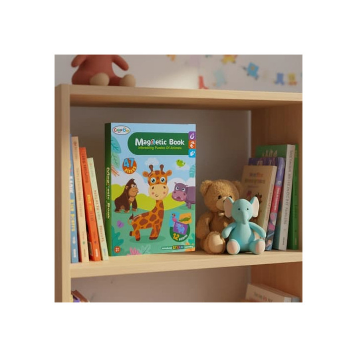 Montessori vzdělávací puzzle africká zvířata