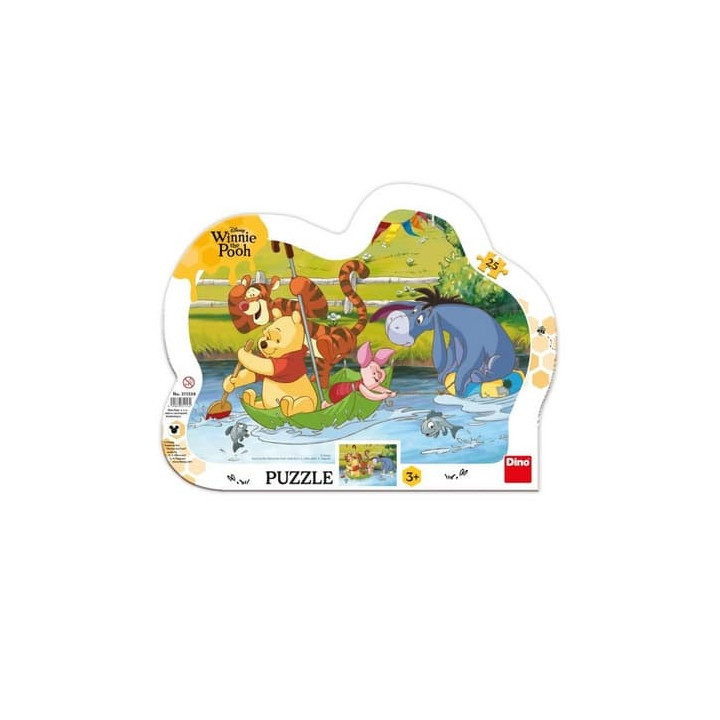 Puzzle Medvídek PÚ na plavbě 25 dílků
