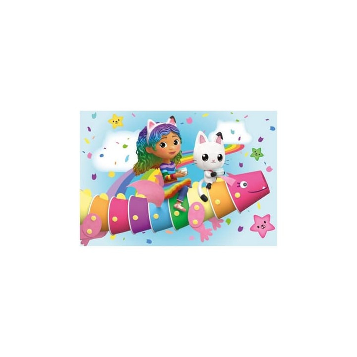 Puzzle Gábi a duha 2x48