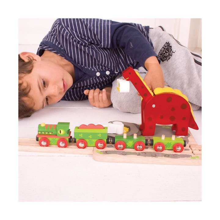 Bigjigs Rail Dinosauří jeřáb