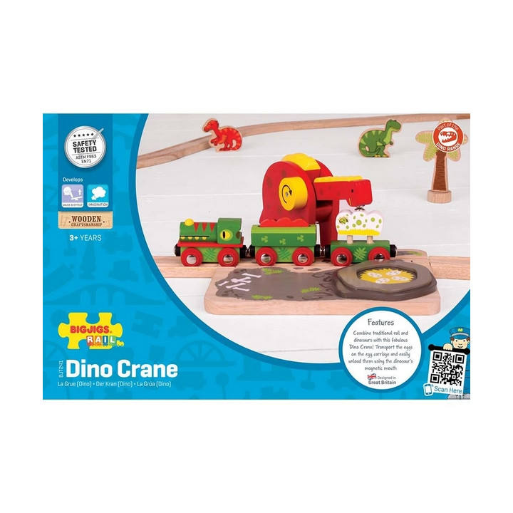 Bigjigs Rail Dinosauří jeřáb