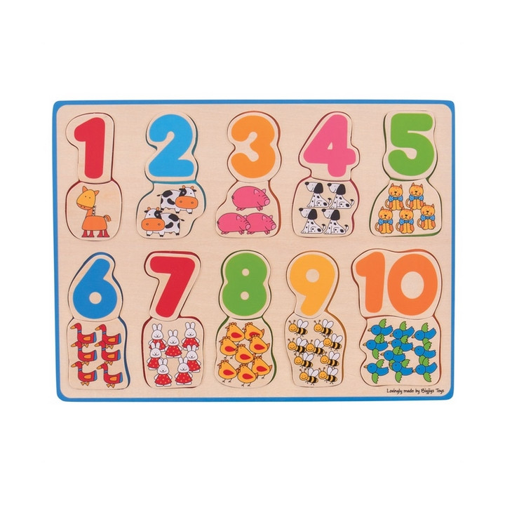 Bigjigs Toys Počítací puzzle 2