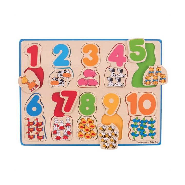 Bigjigs Toys Počítací puzzle 2