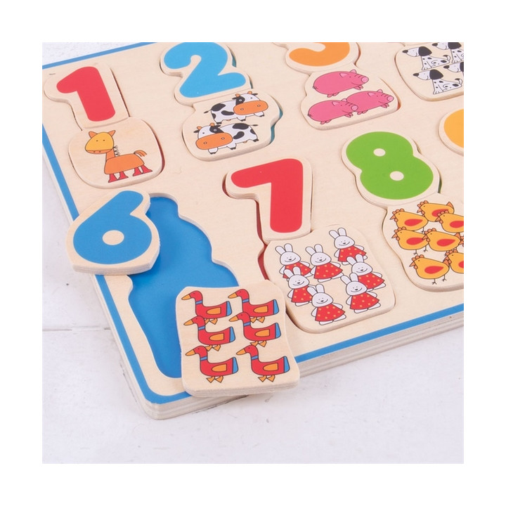 Bigjigs Toys Počítací puzzle 2