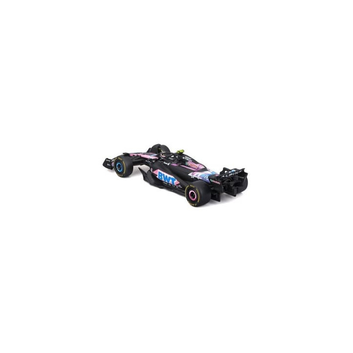 Bburago - RACE Formule F1 v dekorativním boxu, Team Alpine A524 (2024),  10 Pierre Gasly, 1:43