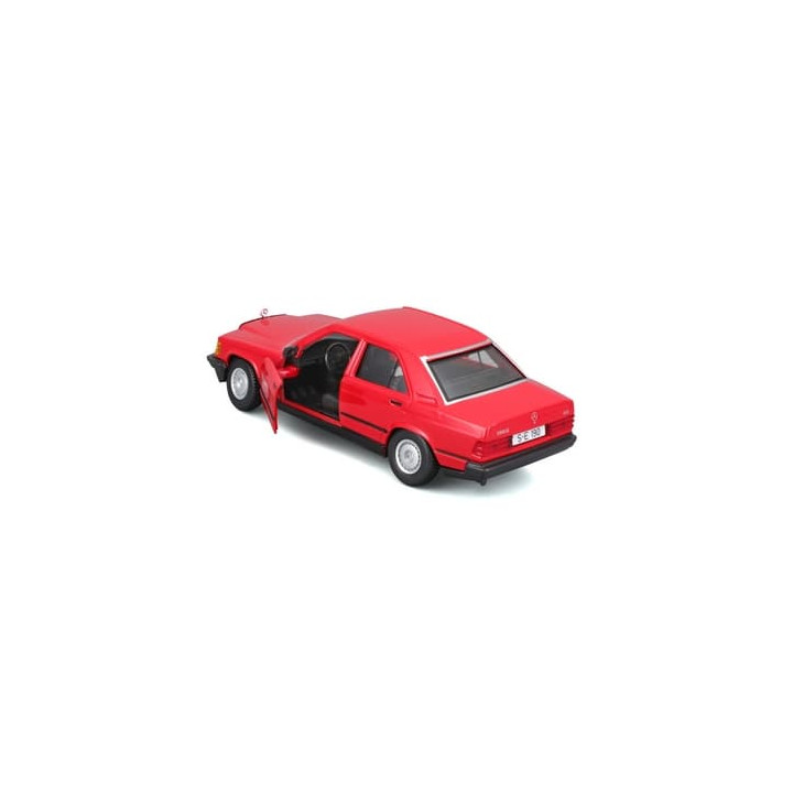 Bburago - Auta HOBBY, Mercedes-Benz 190 E 2.6, červená, 1:24