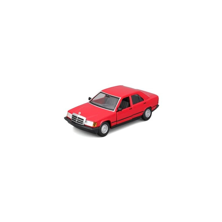 Bburago - Auta HOBBY, Mercedes-Benz 190 E 2.6, červená, 1:24
