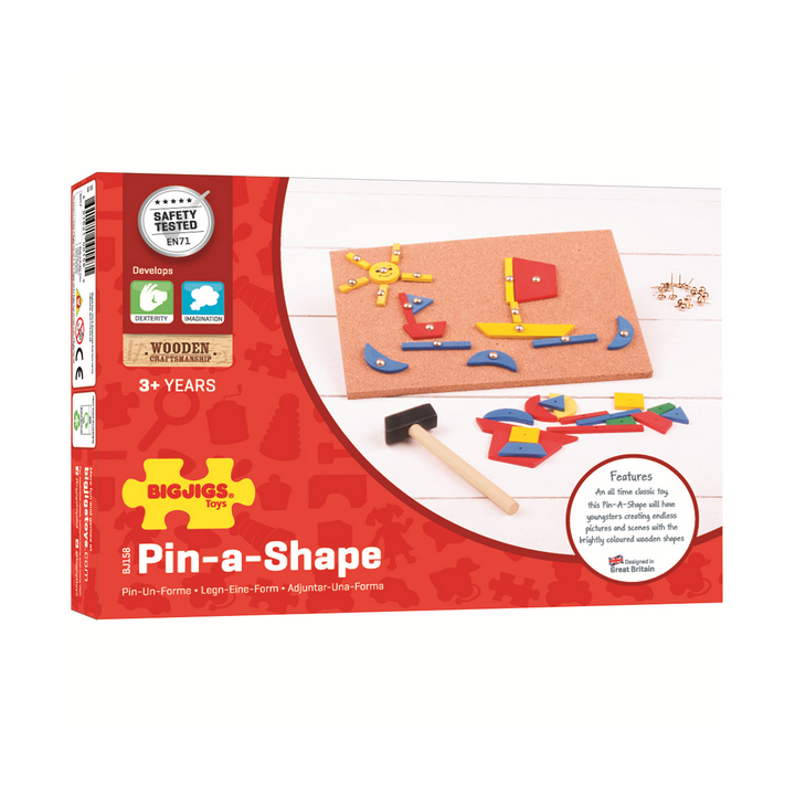 Bigjigs Toys Kreativní zatloukací hra