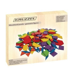 Vzdělávací puzzle - geometrické tvary