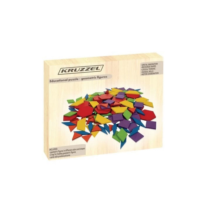 Vzdělávací puzzle - geometrické tvary