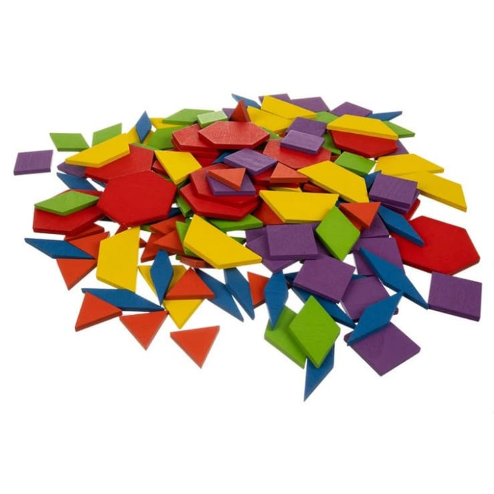 Vzdělávací puzzle - geometrické tvary